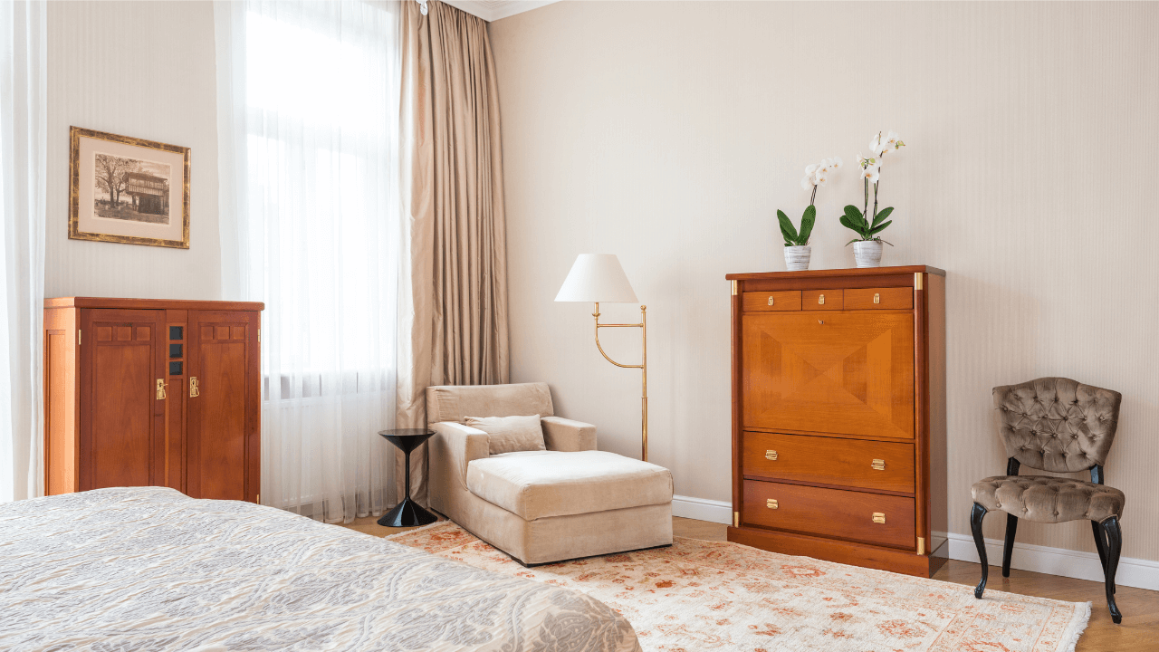 Matching bedroom furniture